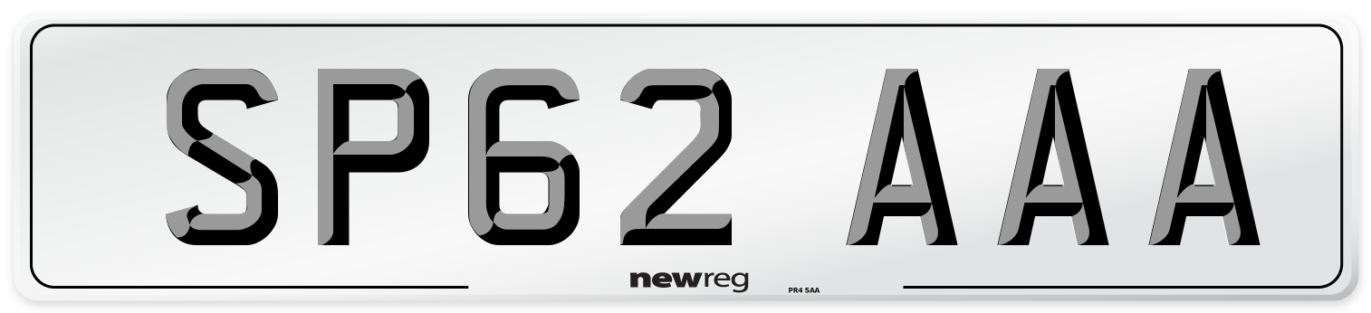 SP62 AAA Number Plate from New Reg